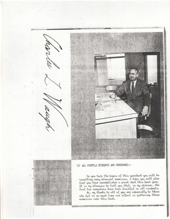 Mr. Charles L. Waugh, Principal, Portola 1953