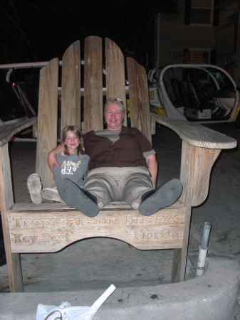 Lauren and Grammy chillin' in the BIG CHAIR!!!