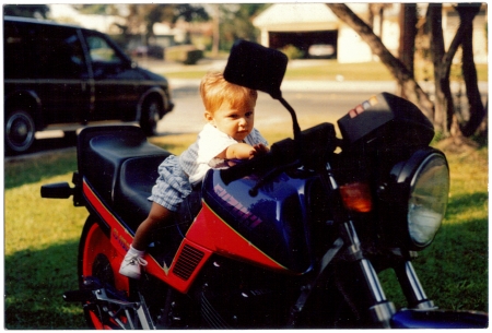 My son at 2years old in California