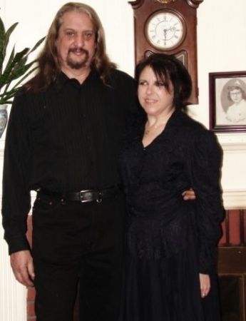 Me and my wife, Sly, 2008