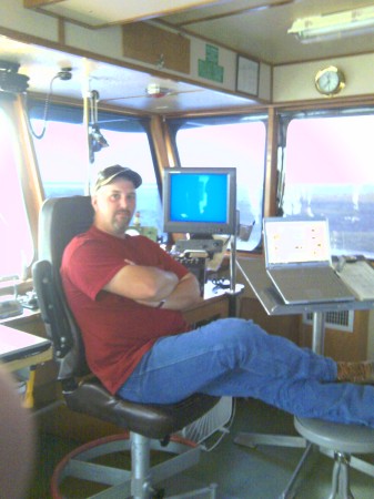 Sitting in the Captain's chair