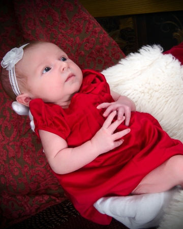 Hayden's first Xmas picture