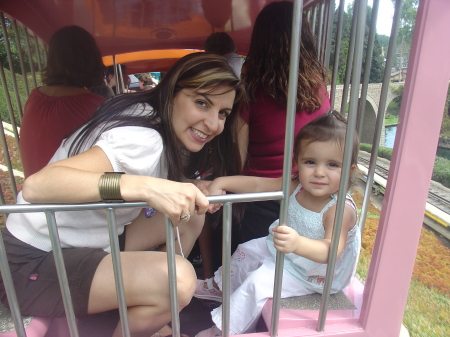 On the circus train at Disney