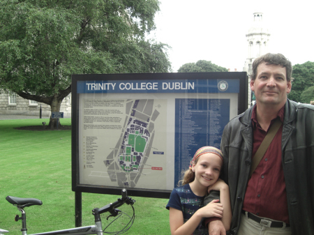 My and my Youngest in Dublin Ireland
