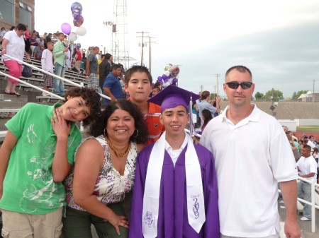 My son and his family.  2008 PHS graduation.