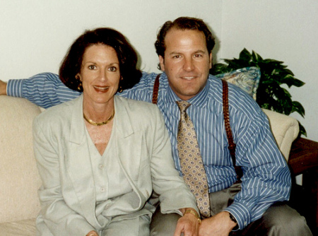 1994 MY BOSS & I - HAIR IS STARTING TO GO!