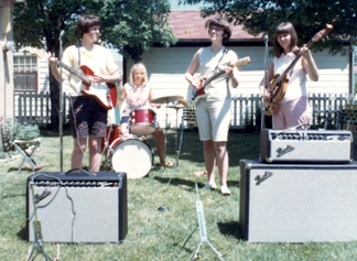 Backyard band practice