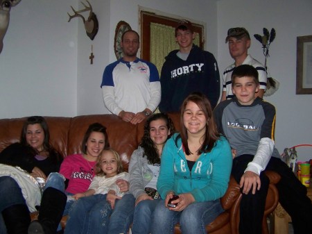 All of my grandchildren and 1 great g.daughter