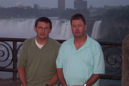 Rick and Russ at Niagra Falls 2003