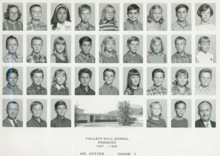 Mr potter's fifth grade class 1967