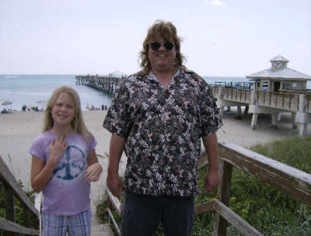 My neice and I in Palm Beach, Florida.