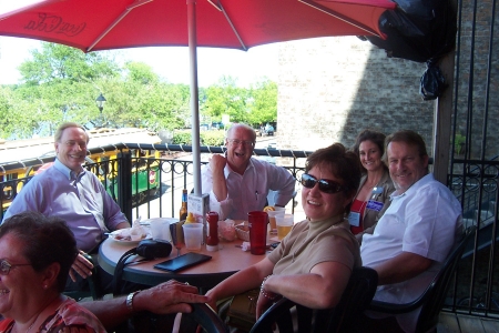 Gang on River Street, Savannah, GA