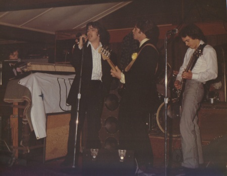 Jamming at my wedding in 1974