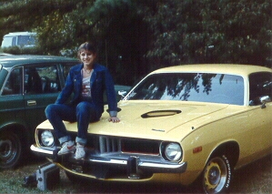 Me and my third car, '73 Cuda.