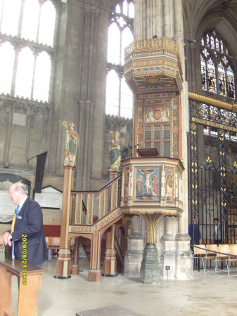 Canterbury Cathedral pulpit