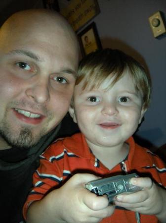 Landen and dad