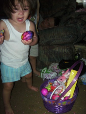 BELLA WITH EASTER EGG