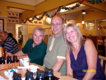 Terry Lacy,Tim Jester&Meg Flynn Young at IHOP