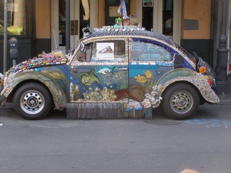 Mardi Gras Car