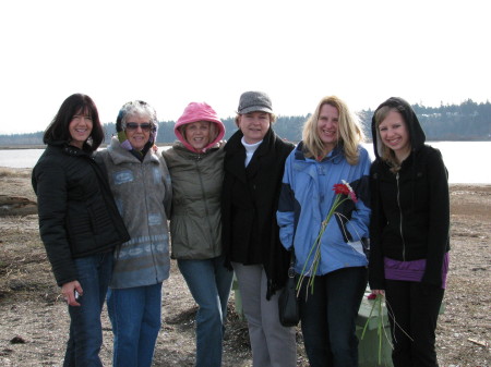 The Girls and I down at Crescent Beach/2009!