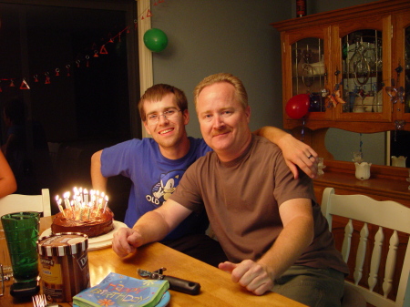 Me and my son Sean - 23rd Bday!