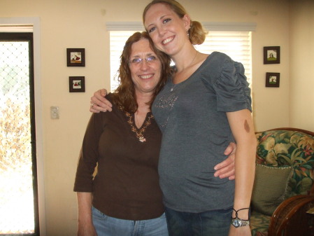 My prego daughter Alissa and I
