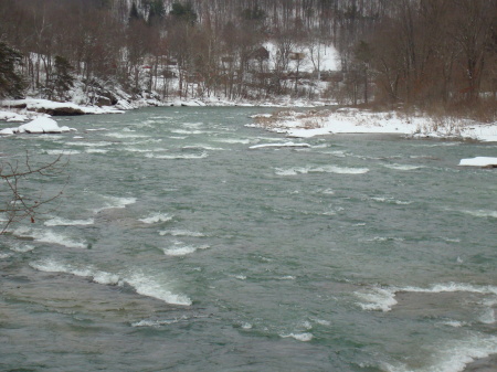 Arden River from blue bridge