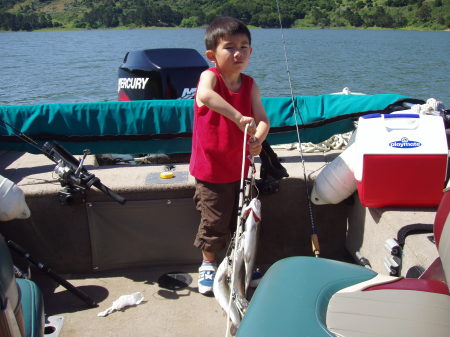 Tyler's first fish 2009