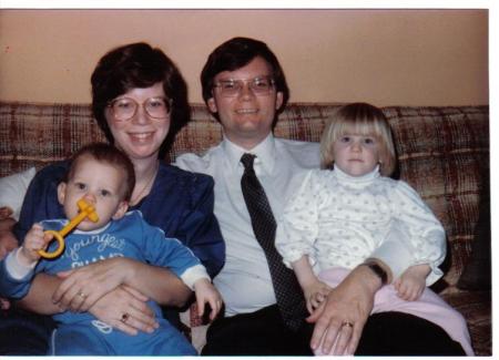 1984 with Chris, Meg and Travis
