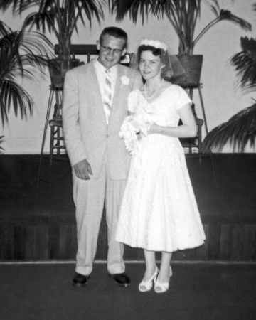 Our Wedding Day-May 29, 1959