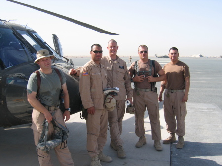 CROSSING THE BORDER FROM KUWAIT INTO IRAQ