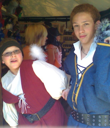 Daniel and Michael at Renaissance Faire