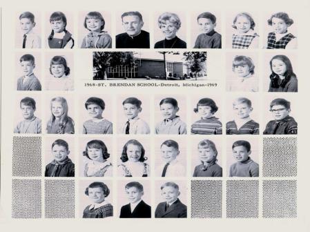 St Brendan School 3rd Grade 1968-69