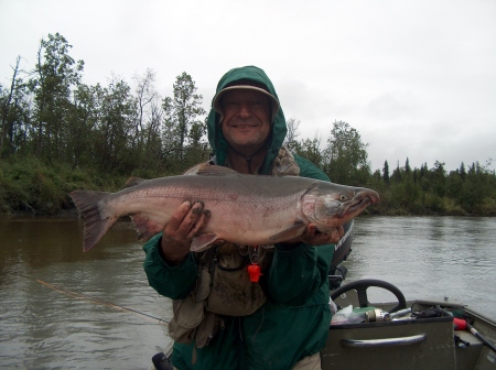 A 28" Silver Salmon taken on a 5wt fly rod.