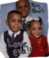 My grandkids;Anthony, Brian, and Shante