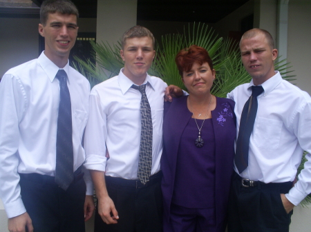 James, Patrick, Me and Fred (My 3 Sons)