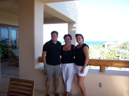 Colin, Michelle and Carson in Cabo