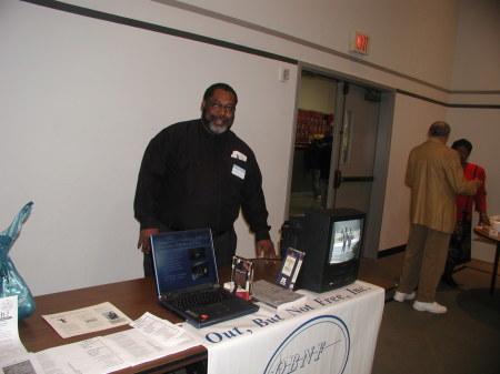 A Booth at a Laymens conference