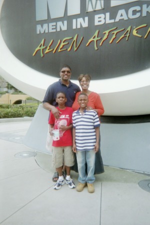 Wayne, Yolanda, Jalen, & Kelvin (son's friend)