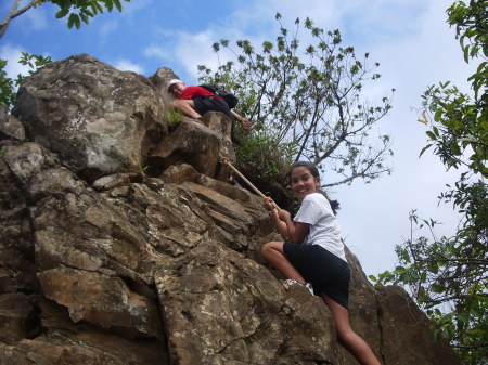 Olomana hike, last big effort to the summit!