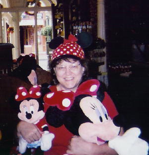 Sue at Disney World for 50th Birthday