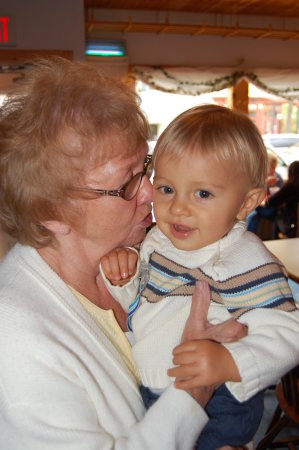 My Mom and my 1st Grandson, Landon
