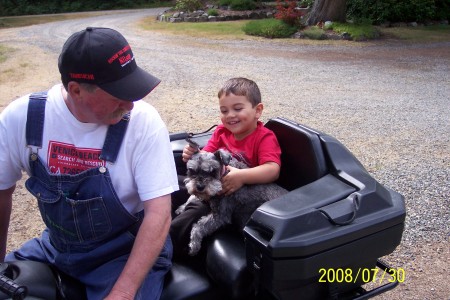 Grandpa, Garrett & "Phil"