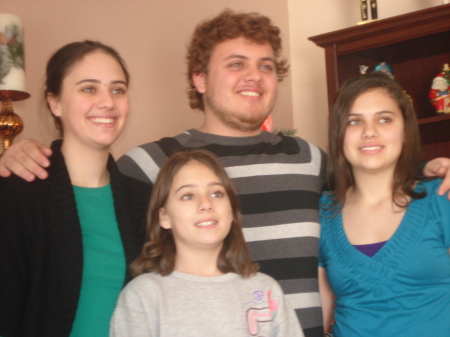 My four children, the joy of my life.