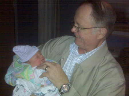 Grandpa Jake and New Grandson Liam