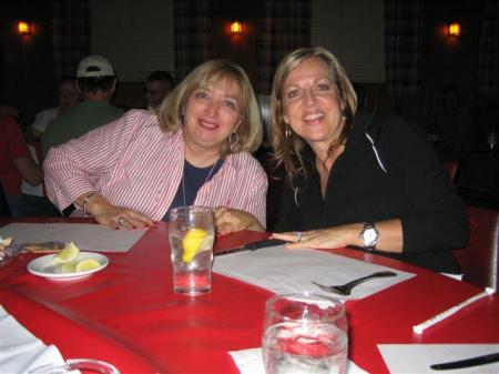 Debbe Jones and me at Charlie's Steakhouse
