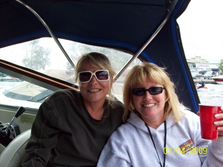 my friend sue & I at sylvan beach