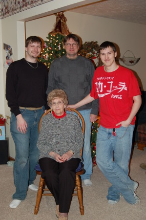 me, my mom & my sons Jeremy (L) &DJ(R)