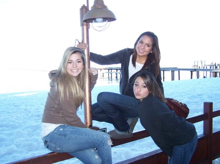 Kels, Chels and Hailey at the Beacon in Tahoe