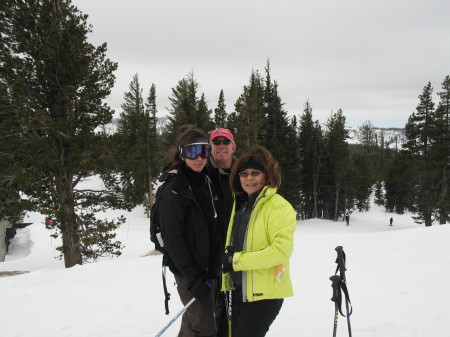 The Family pose at Mt. Rose